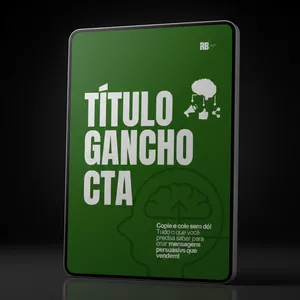 Imagem de capa para o Ebook Título, Gancho, CTA: Copie e Cole Estratégias Poderosas para Vender Mais