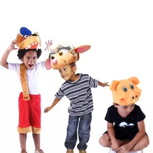 Imagem de capa para o Curso online Lobo Mau, Porco e Ovelha - Chapéus de Espuma