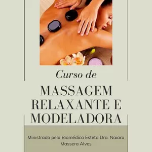 Imagem de capa para o Ebook Curso em Apostila de Massagem Relaxante e Massagem Modeladora
