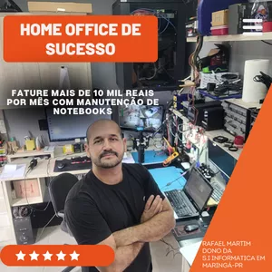 Imagem de capa para o Ebook Monte Sua Assistência Técnica em Home Office e Lucre Alto – Guia Completo!