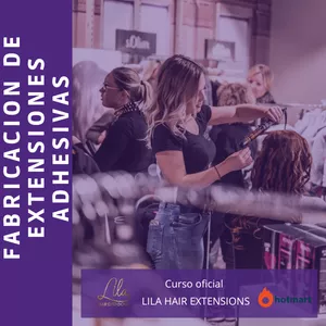 Imagen de portada para Curso online Fabricación de Extensiones de Cabello Adhesivas (Tape-In) como Negocio