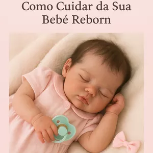 Imagem de capa para o Ebook GUIA COMPLETO - COMO CUIDAR DA SUA BEBÊ REBORN