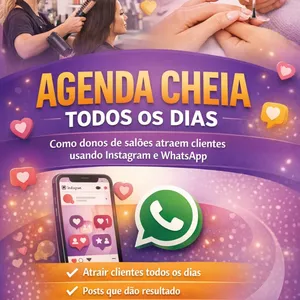 Imagem de capa para o Ebook Agenda cheia! 