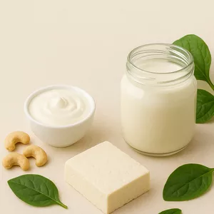 Imagem de capa para o Ebook Receitas Saudáveis e Práticas: Guia Completo de Leites e Queijos Vegetais