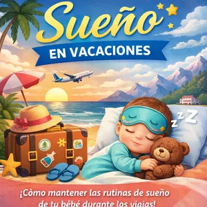 Imagen de portada para Ebook Sueño en Vacaciones: Cómo mantener las rutinas de sueño de tu bebé sin arruinar tus viajes