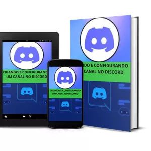 Imagem de capa para o Ebook CRIANDO E CONFIGURANDO UM CANAL NO DISCORD