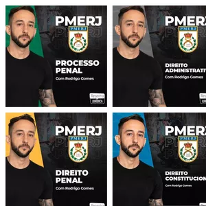 Imagem de capa para o Curso online PMERJ - Direitos Humanos, Direito Penal, Processo Penal, Leis Penais e Direito Administrativo (Anual)
