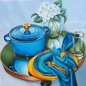 Imagem do curso PANELA AZUL MESA ESPELHADA