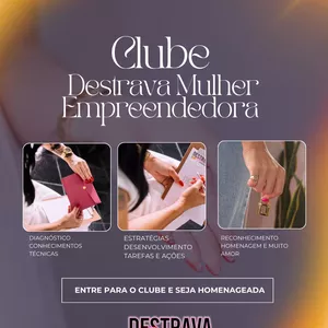 Imagem de capa para o Curso online Clube Destrava Mulher Empreendedora