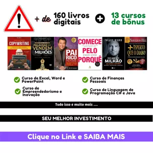 Mais de 160 Livros Digitais com Bônus Incríveis 