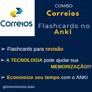 Imagem de capa para o Curso online Flashcards Concurso Correios