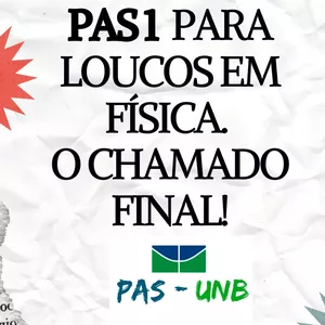 Imagem de capa para o Curso online PAS 1 - UnB - Questões de física comentadas