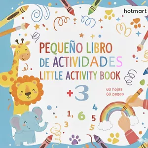 Imagen de portada para Ebook Pequeño Libro de Actividades para niños de 3 años