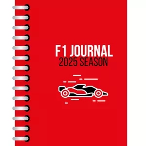 Cover image for Ebook F1 2025 Printable Agenda – Track Every Race, Team &amp; Driver