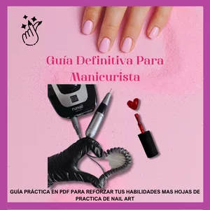 Imagen de portada para Ebook Guía definitiva para Manicurista ( hojas de práctica de nail art) 
