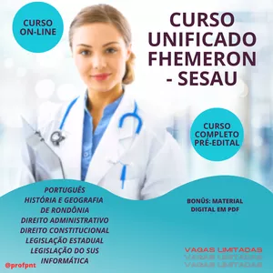 Imagem do curso Curso Unificado FHEMERON/SESAU