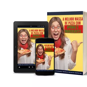 Imagem de capa para o Ebook A MELHOR MASSA DE PIZZA 