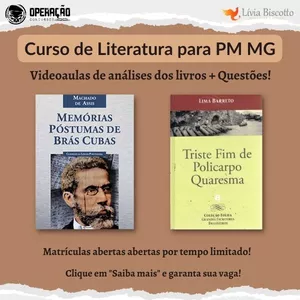 Imagem de capa para o Curso online Operação Concursos: Literatura PM MG