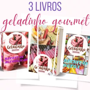 Imagem de capa para o Ebook Receitas Geladinho Gourmet 3 E-book