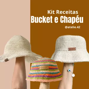 Imagem de capa para o Ebook Kit Receitas Bucket e Chapéu 