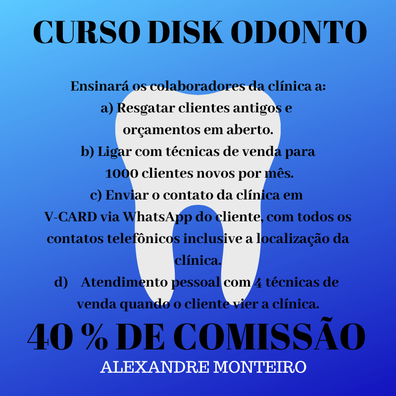 Imagem do curso CURSODISKODONTO