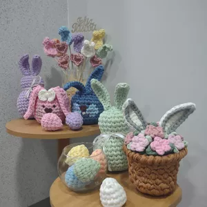Imagem de capa para o Curso online Crochezim Amô - Edição Páscoa 2025