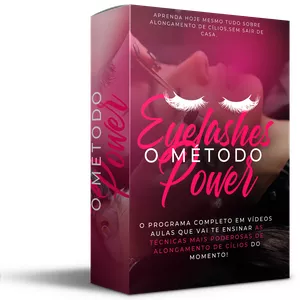 Curso EXTENSÃO DE CÍLIOS- CURSO DE ALONGAMENTO DE CÍLIOS EYELASHES POWER