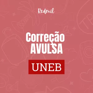 Imagem de capa para o Curso online UNEB: CORREÇÃO AVULSA [Especial Black Friday]