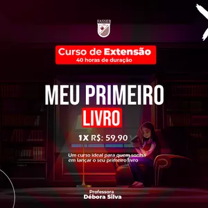 Imagem de capa para o Curso online Meu Primeiro Livro