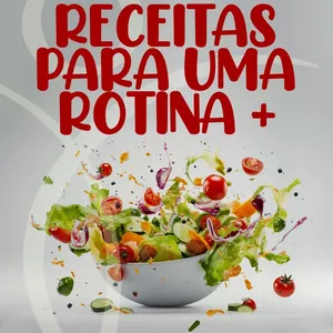 Imagem de capa para o Ebook Receitas para uma rotina mais saudável 