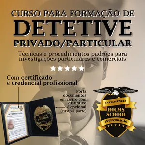 Imagem de capa para o Curso online *CURSO DE DETETIVE