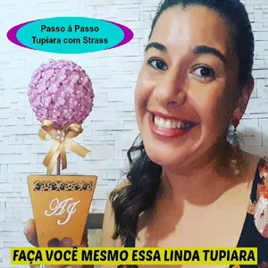 Imagem de capa para o Curso online Lembrancinha Tupiara de Biscuit para Casamento