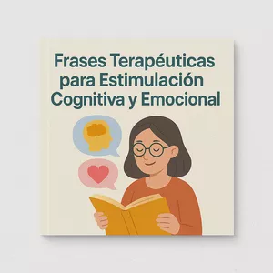 Imagen de portada para Ebook 💬 Frases Terapéuticas para Estimulación Cognitiva y Emocional