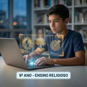 Curso Ensino Religioso - 9º Ano - Ensino Fundamental Anos Finais: 40 Planos de Aulas Completos