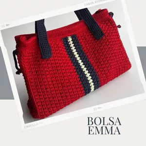 Bolsa Emma - Curso de Crochê>