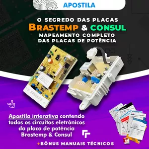 Imagem de capa para o Ebook APOSTILA SEGREDO DAS PLACAS BRASTEMP/CONSUL