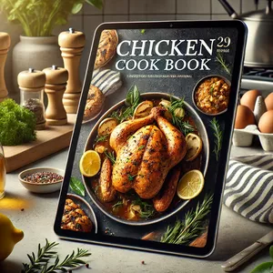 Cover image for Ebook E-Book | Chicken Cook Book | 3772 Recipes