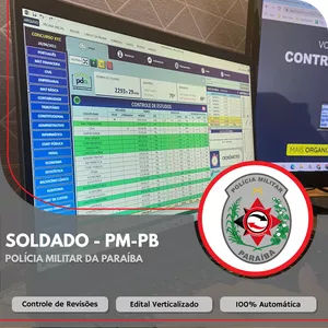 Imagem do curso Planilha do Aprovado - PM-PB - Soldado