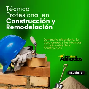 Imagen de portada para Curso online ▶ Técnico Profesional en Construcción y Remodelación