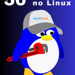 Imagem de capa para o Ebook 50 comandos Linux 