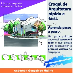 Imagem do curso LIVRO | Croqui de Arquitetura Rápido e Fácil 