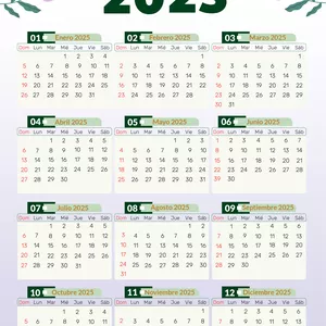 Imagen de portada para Curso online Calendario Anual Listo para imprimir