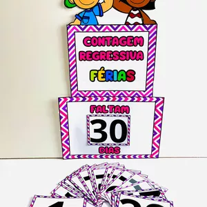 Imagem de capa para o Ebook Calendário contagem regressiva férias 