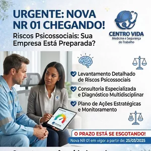 Imagem do curso NR 01 - Riscos Psicossocias - Como fazer e vender a sua consultoria
