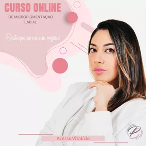 Imagem de capa para o Curso online CURSO DE MICROPIGMENTAÇÃO LABIAL
