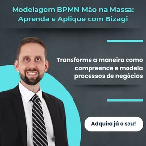 Imagem de capa para o Curso online Modelagem BPMN Mão na Massa: Aprenda e Aplique com Bizagi