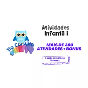 Imagem de capa para o Ebook Atividades Pedagógicas Infantil 1 (3 anos a 3 anos e 11 meses) + Bônus (Planner Educacional)