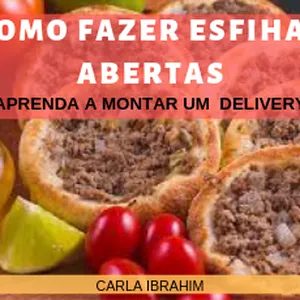 Imagem de capa para o Ebook COMO FAZER ESFIHAS ABERTAS DO HABIB'S 