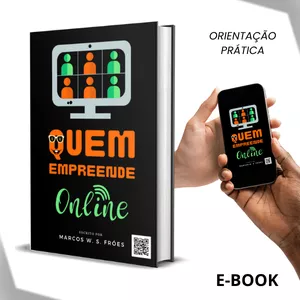 Imagem de capa para o Ebook Quem Empreende Online (eBook)