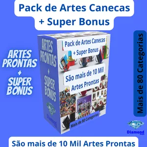 Pack de Artes para Canecas - Super Pack